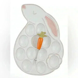 Mud Pie Bunny Deviled Egg Holder